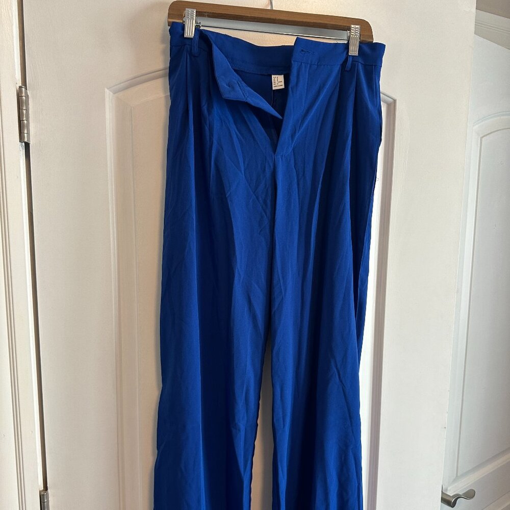 Long Blue Slacks